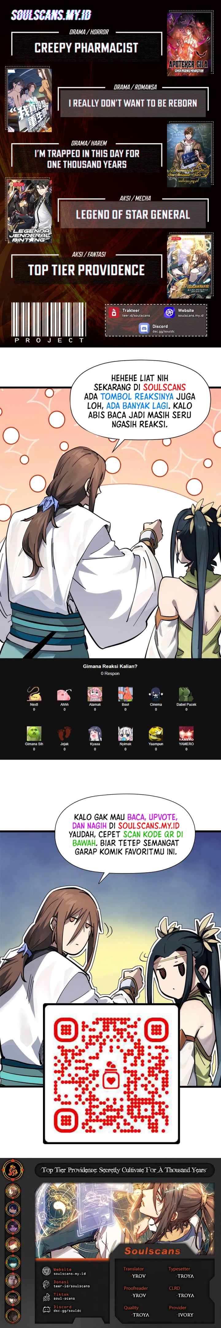 Top Tier Providence: Secretly Cultivate for a Thousand Years chapter 220 halaman 9