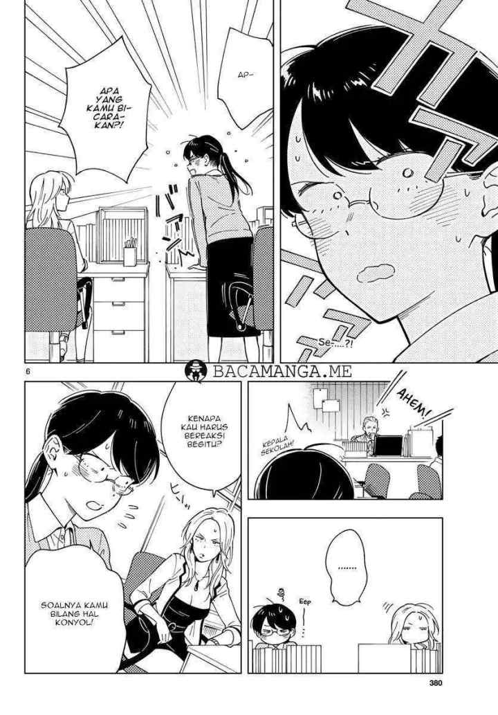 Sensei wa Koi wo Oshierarenai chapter 6 halaman 6