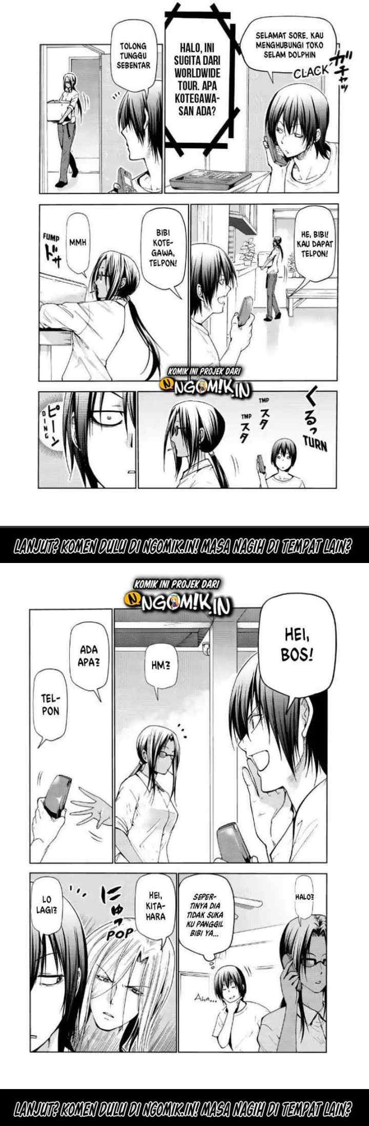Grand Blue chapter 54 halaman 14