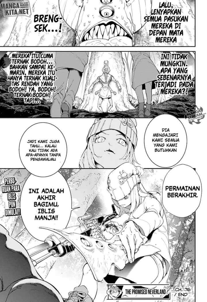 Yakusoku no Neverland chapter 77 halaman 20