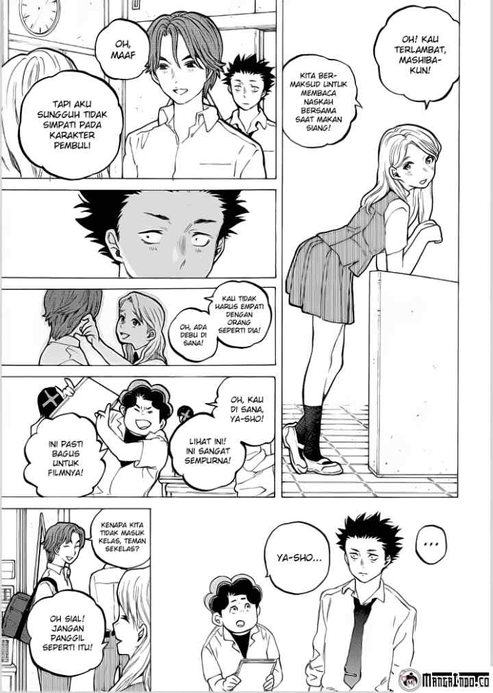 Koe no Katachi chapter 37 halaman 18