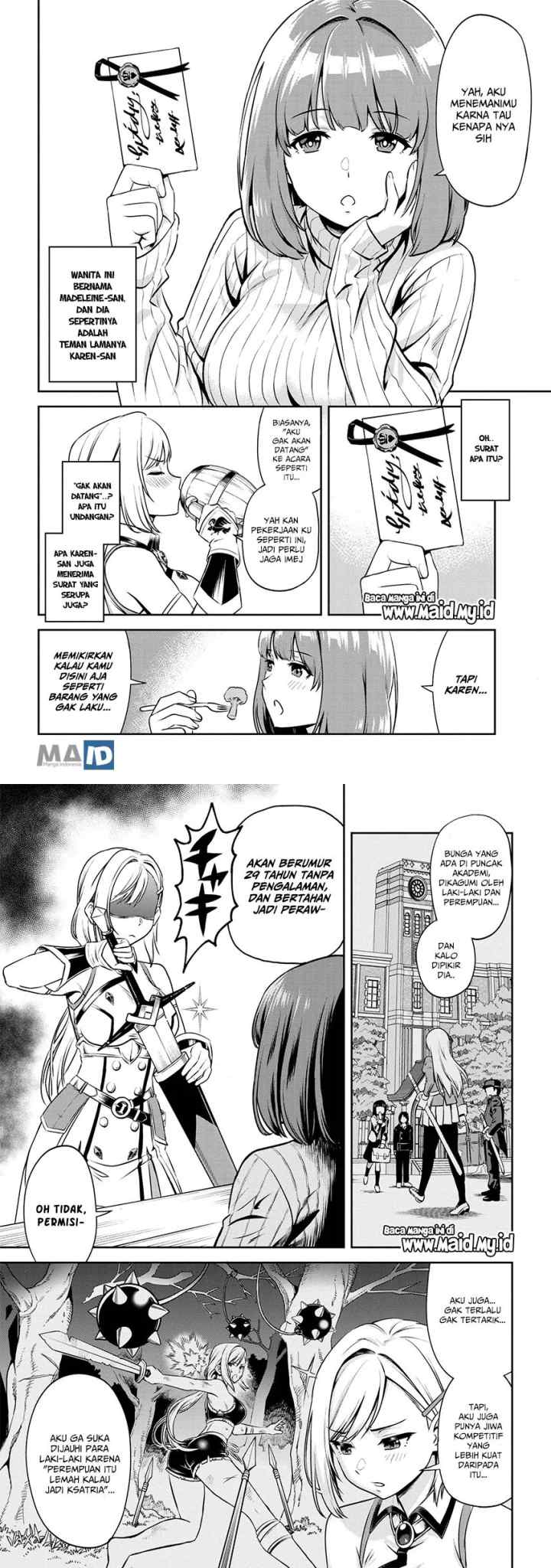 Toshiue Elite Onna Kishi Ga Boku No Mae De Dake Kawaii chapter 1.2 halaman 6