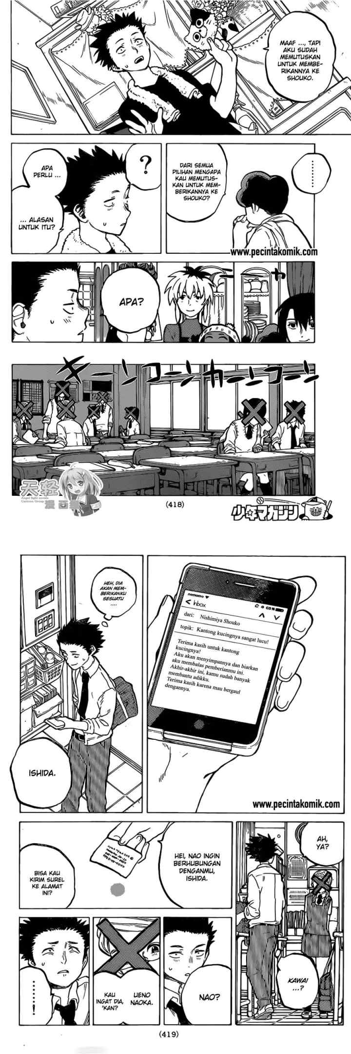 Koe no Katachi chapter 20 halaman 6