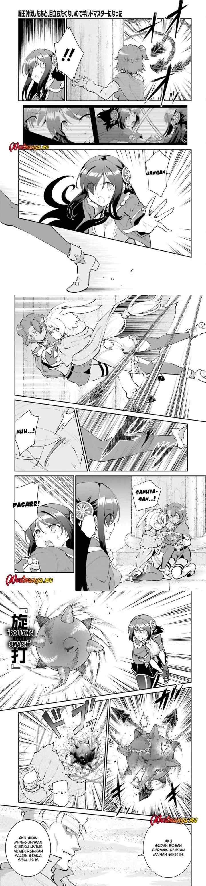 Maou Toubatsu Shita Ato, Medachitakunai node Guild Master ni Natta chapter 42 halaman 5
