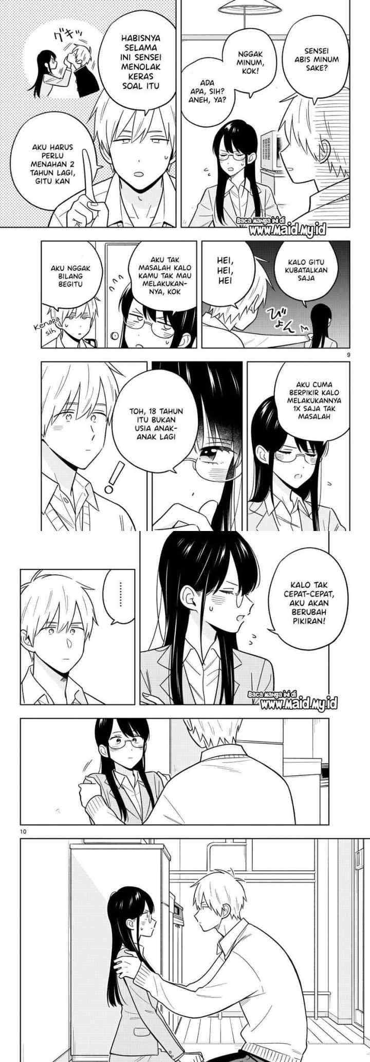 Sensei wa Koi wo Oshierarenai chapter 46 halaman 6