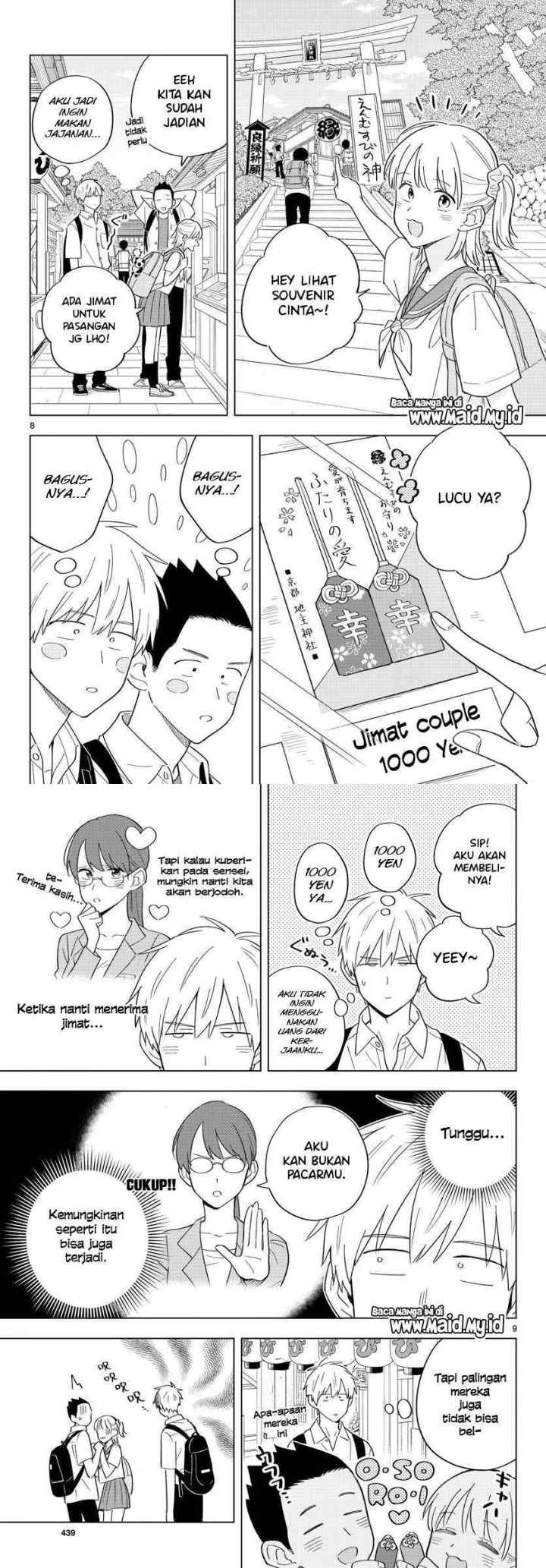 Sensei wa Koi wo Oshierarenai chapter 35 halaman 5