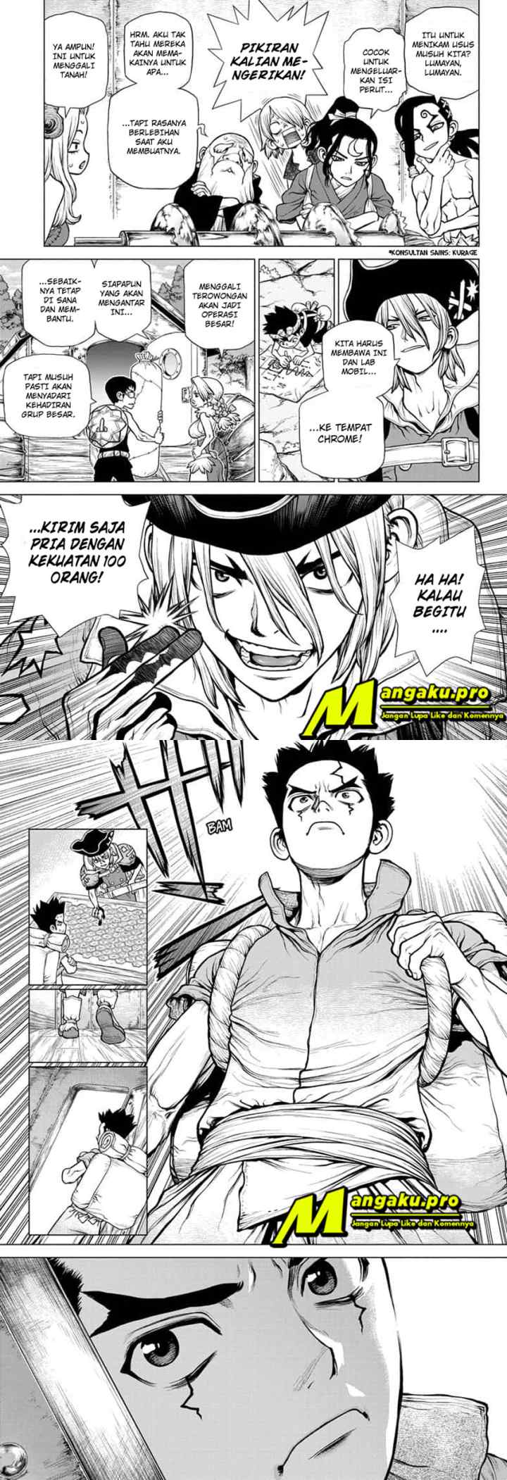 Dr. Stone chapter 162 halaman 4