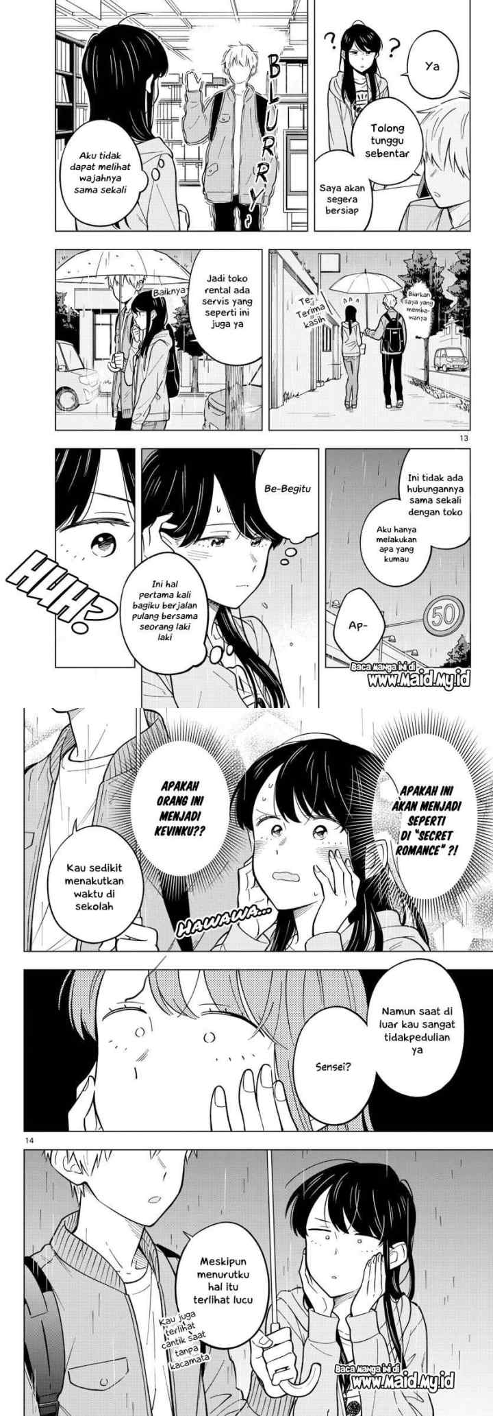 Sensei wa Koi wo Oshierarenai chapter 15 halaman 9
