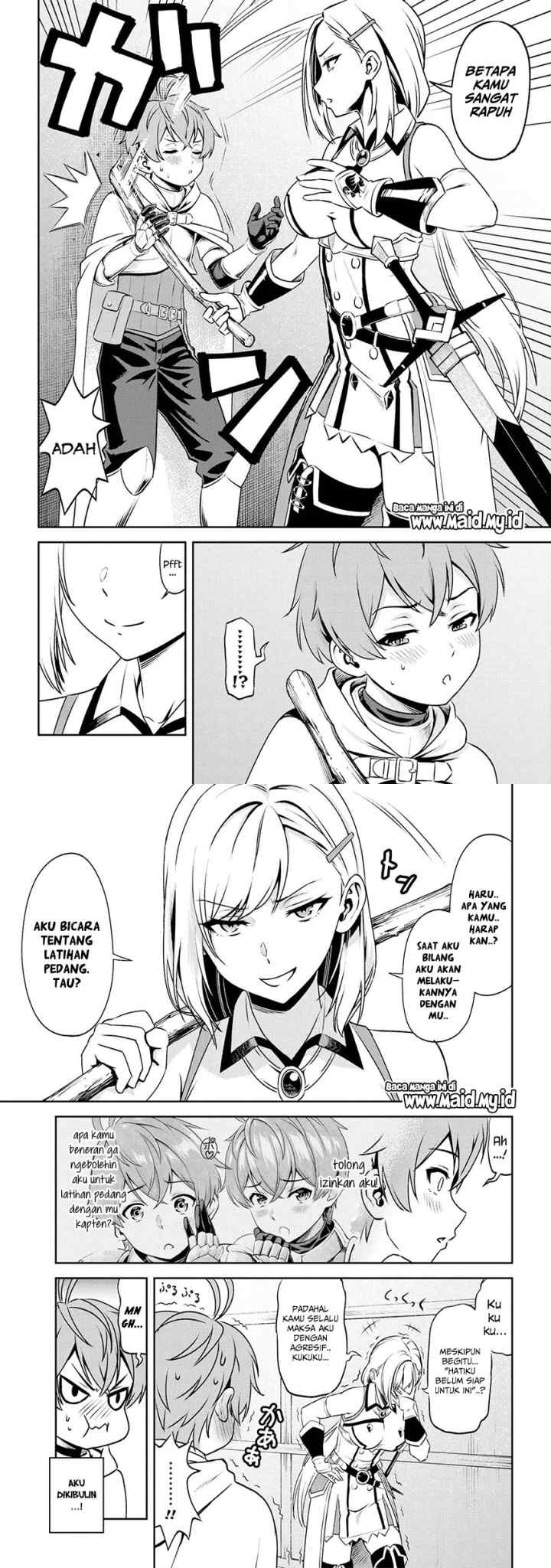 Toshiue Elite Onna Kishi Ga Boku No Mae De Dake Kawaii chapter 4.1 halaman 10
