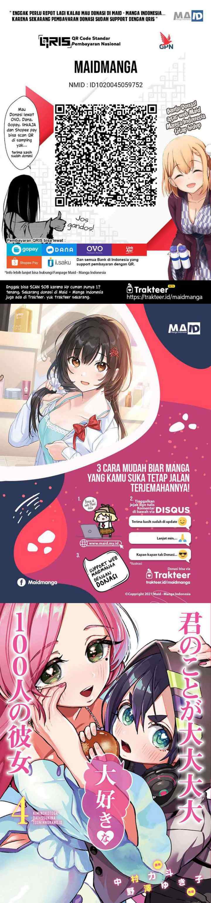Kimi no Koto ga Dai Dai Dai Dai Daisuki na 100-ri no Kanojo chapter 53.3 halaman 8