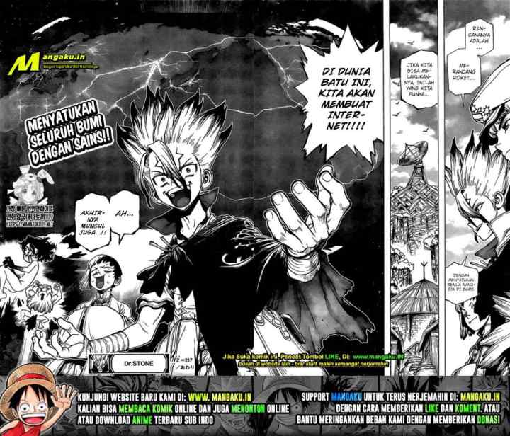 Dr. Stone chapter 217 halaman 8