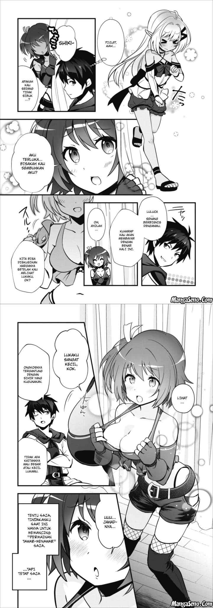 Isekai no Meikyuu Toshi de Chiyu Mahoutsukai Yattemasu chapter 4 halaman 7