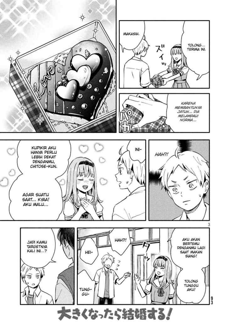 Ookiku nattara kekkon suru! chapter 21 halaman 4