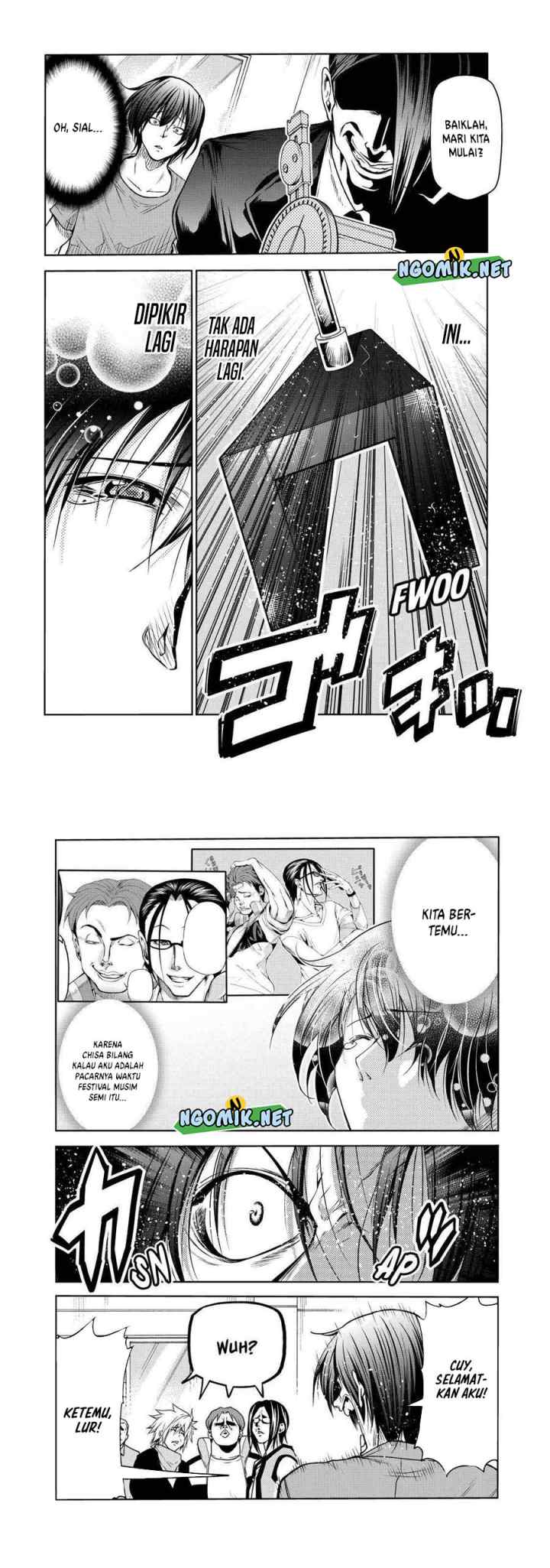 Grand Blue chapter 74.2 halaman 9
