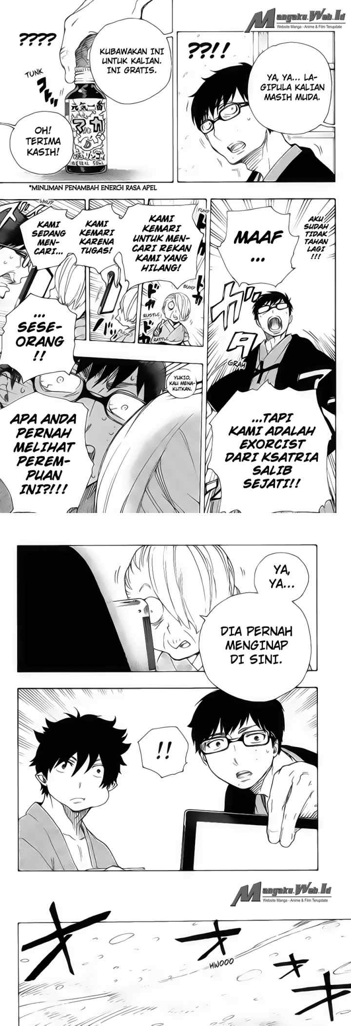 Ao No Exorcist chapter 74 halaman 18