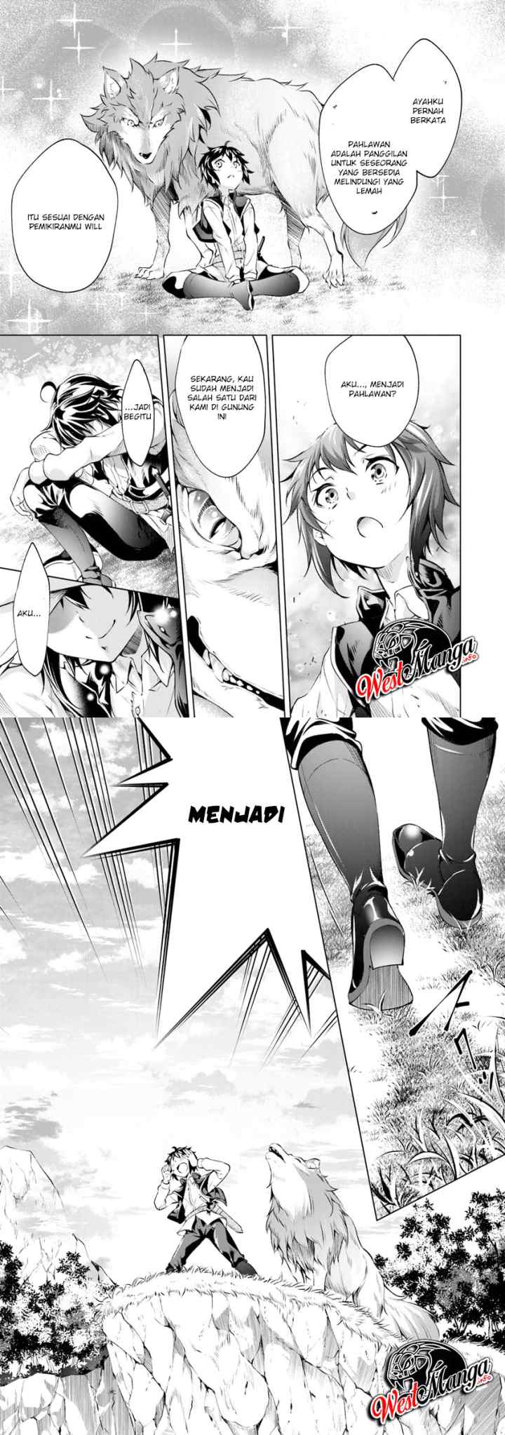Kamigami ni Sodaterare Shimo no, Saikyou to Naru chapter 1.2 halaman 12