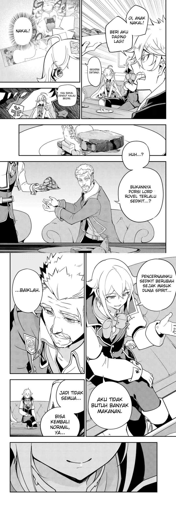 Chichi wa Eiyuu Haha wa Seirei Musume no Watashi wa Tenseisha chapter 44 halaman 13