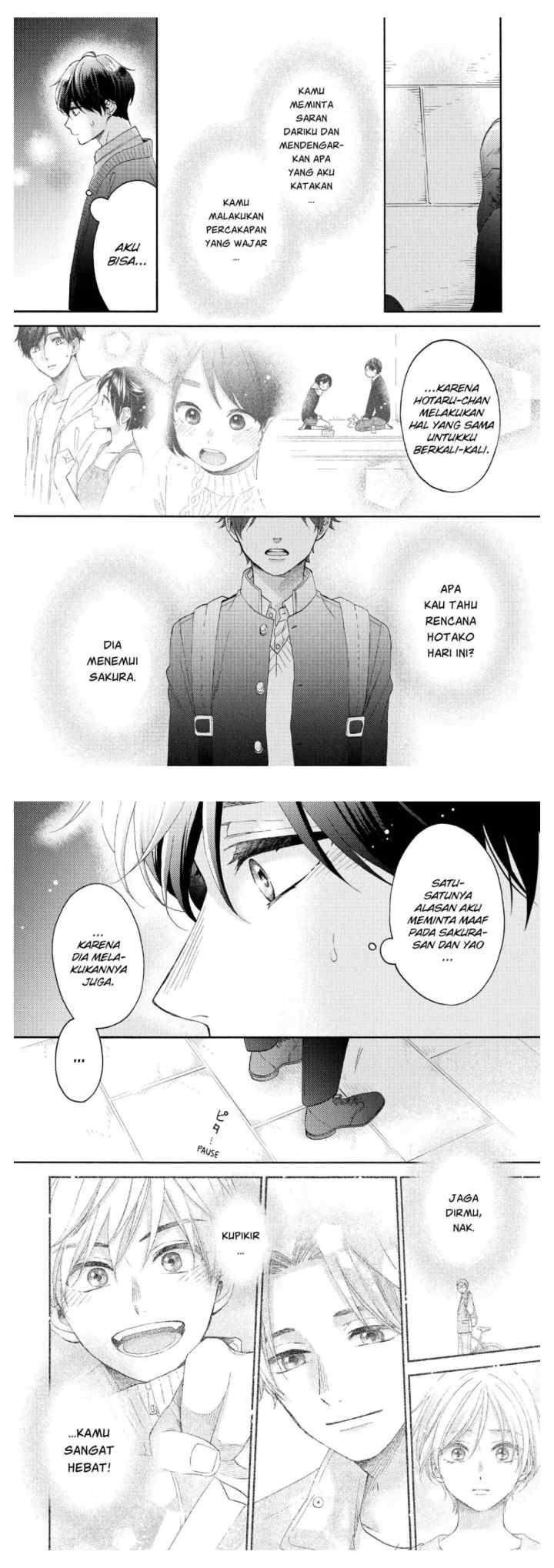 Hananoi-kun to Koi no Yamai chapter 44 halaman 17