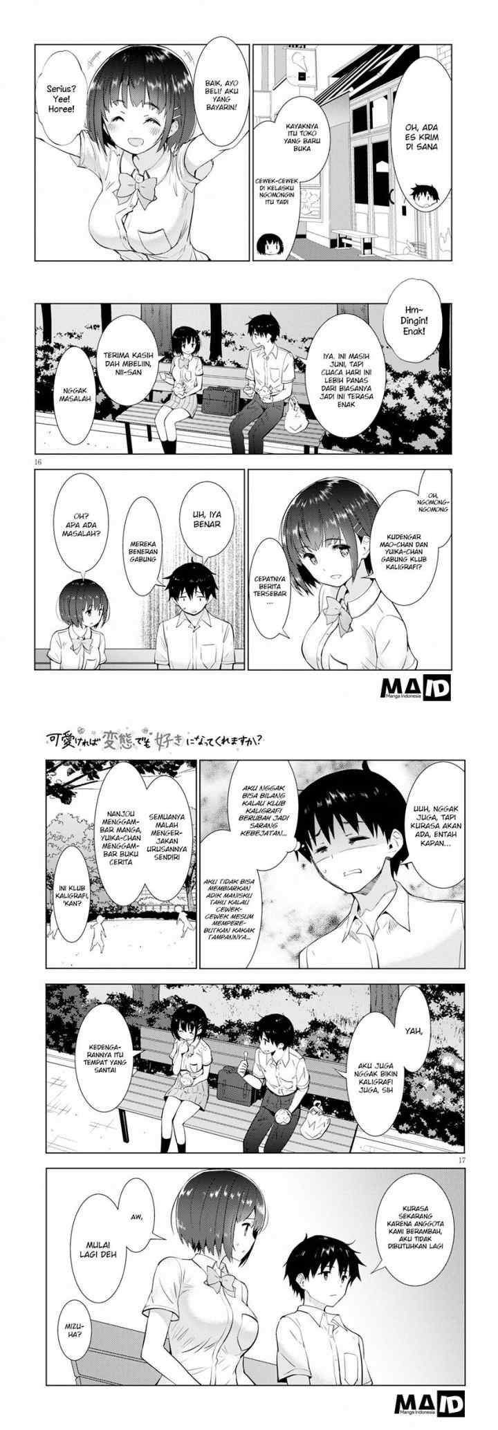 Kawaiikereba Hentai demo Suki ni Natte Kuremasu ka? chapter 14 halaman 10