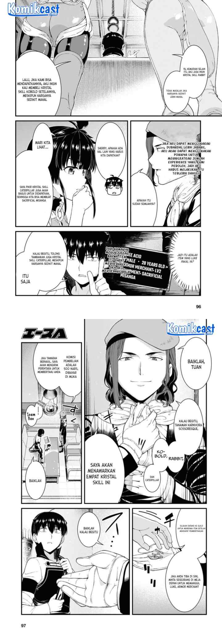 Isekai Meikyuu de Harem wo chapter 57 halaman 11