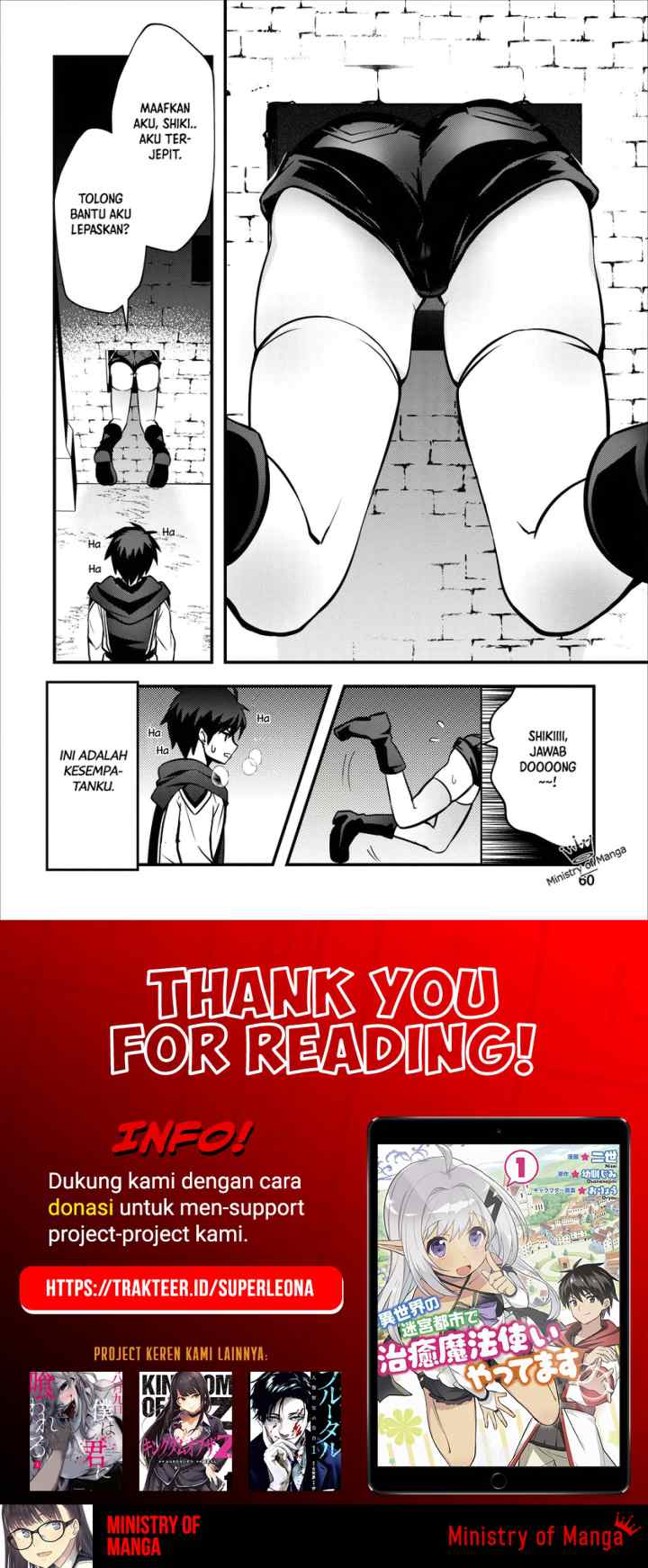 Isekai no Meikyuu Toshi de Chiyu Mahoutsukai Yattemasu chapter 12 halaman 15