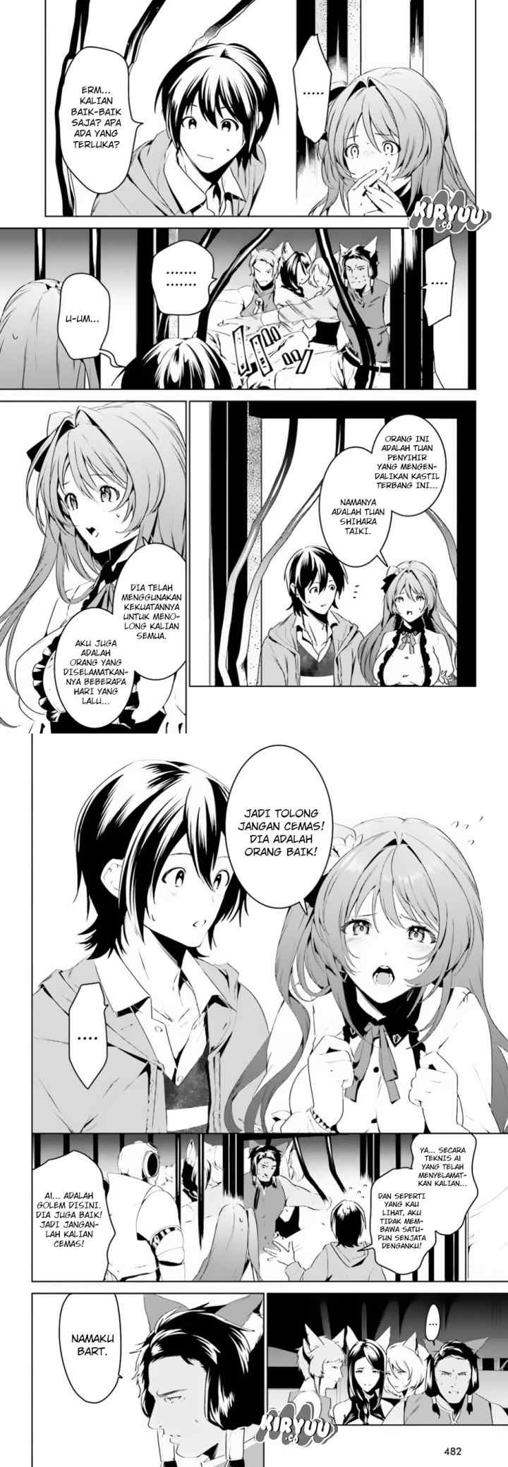 Tenkuu no Shiro o Moratta no de Isekai de Tanoshiku Asobitai chapter 3 halaman 9