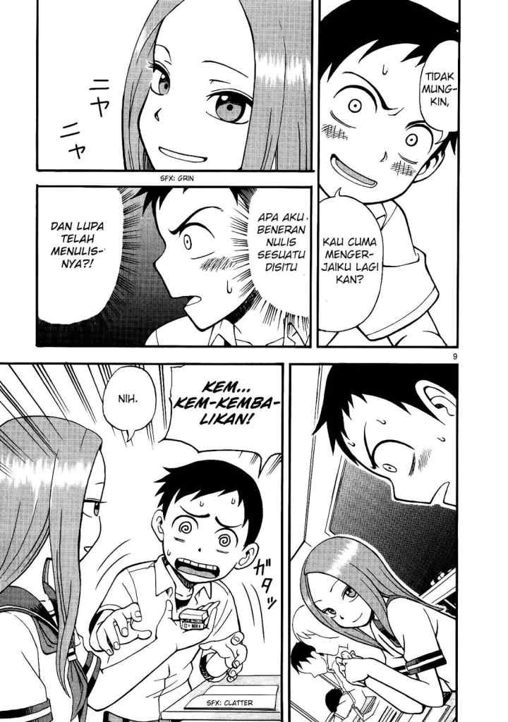 Karakai Jouzu no Takagi-san chapter 1 halaman 13