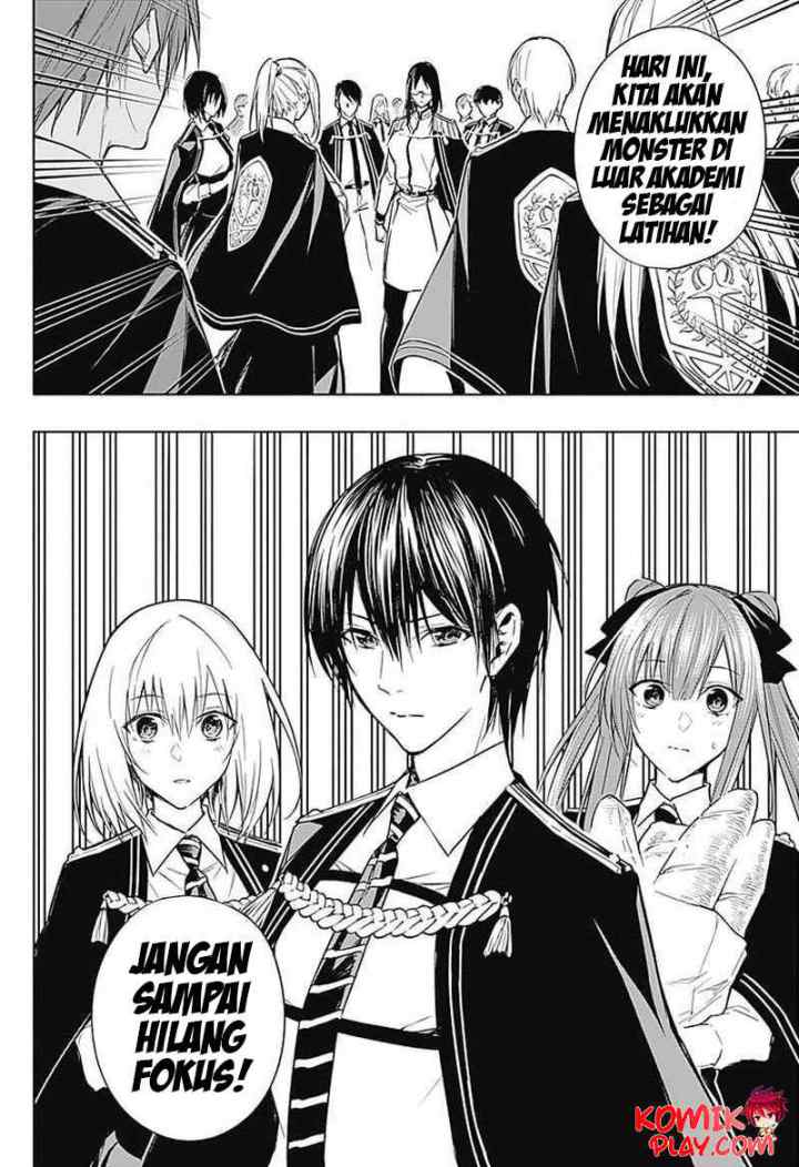 Ouritsu Mahou Gakuen no Saika Sei: Slum Agari no Saikyou Mahoushi, Kizoku darake no Gakuen de Musou suru chapter 35 halaman 14