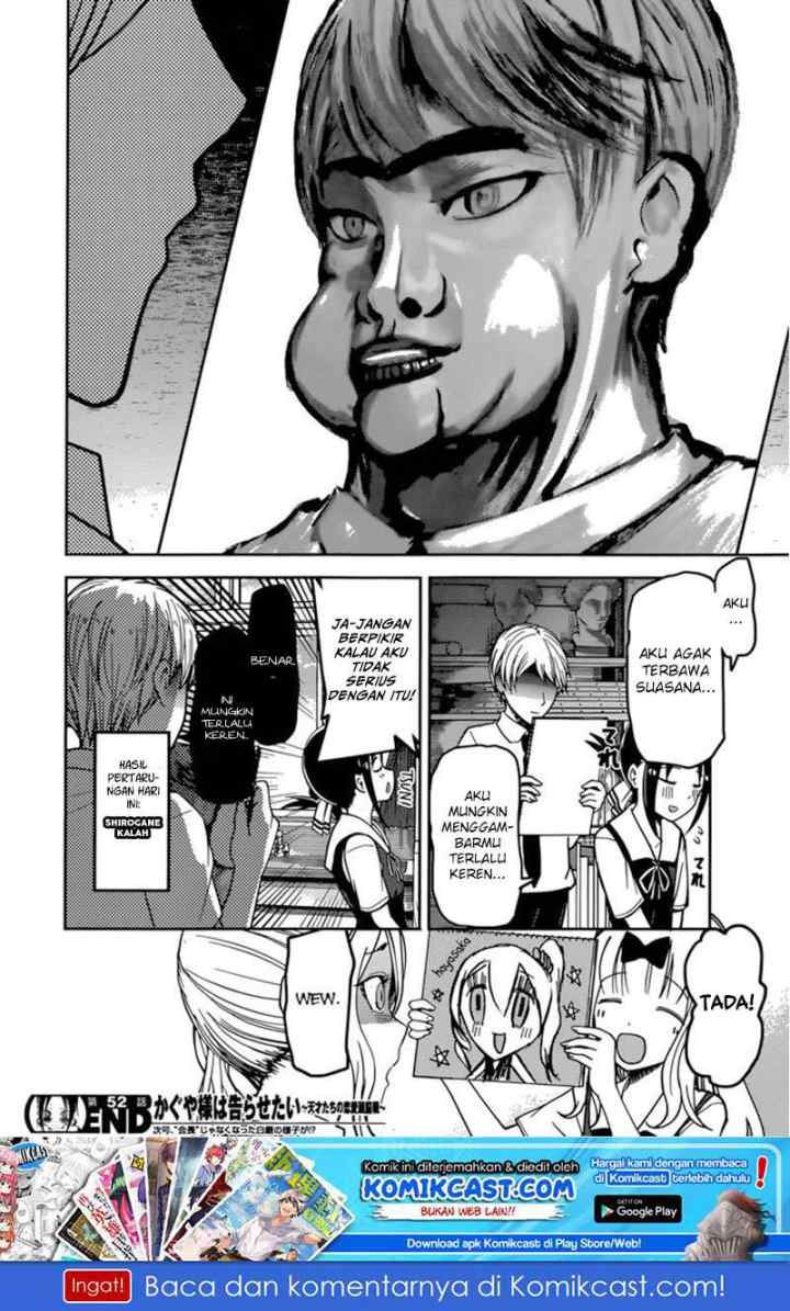 Kaguya-sama wa Kokurasetai: Tensai-tachi no Renai Zunousen chapter 62 halaman 18
