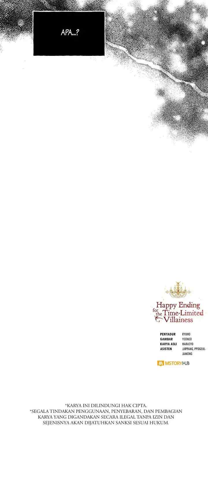 Happy Ending for the Time-Limited Villainess chapter 70 halaman 20