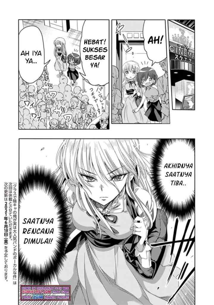 Class de Inkya no Ore ga Jitsu wa Daininki Band no Vocal na Ken chapter 6 halaman 16