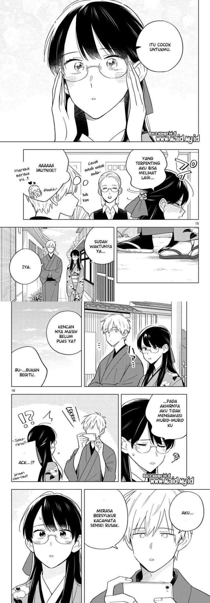 Sensei wa Koi wo Oshierarenai chapter 38 halaman 9