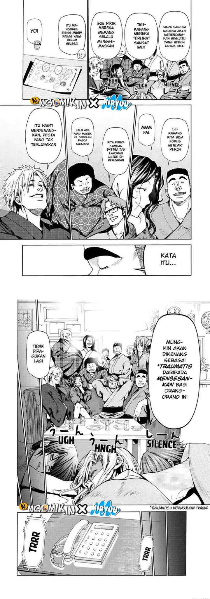Grand Blue chapter 46 halaman 17