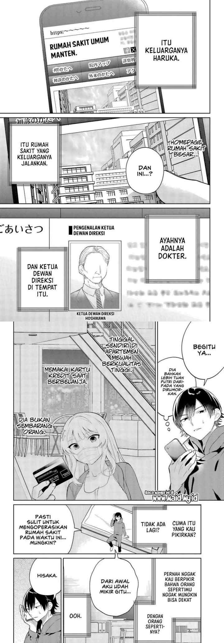 Remote Jugyou ni Nattara Class 1 no Bishoujo to Doukyo Suru Koto ni Natta chapter 6 halaman 14