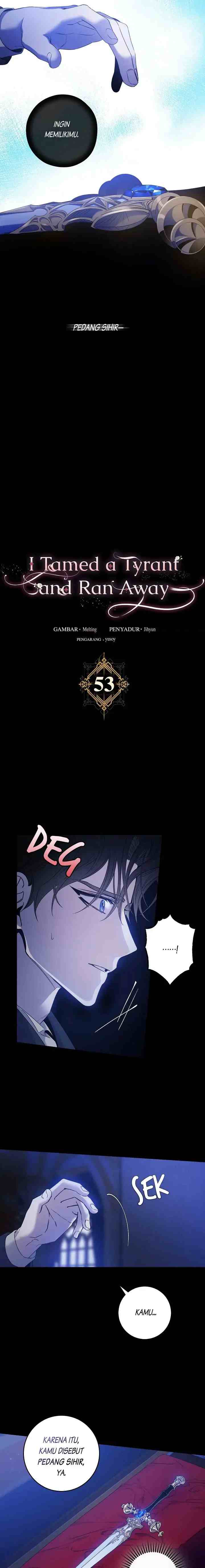 I Tamed a Tyrant and Ran Away chapter 53 halaman 7