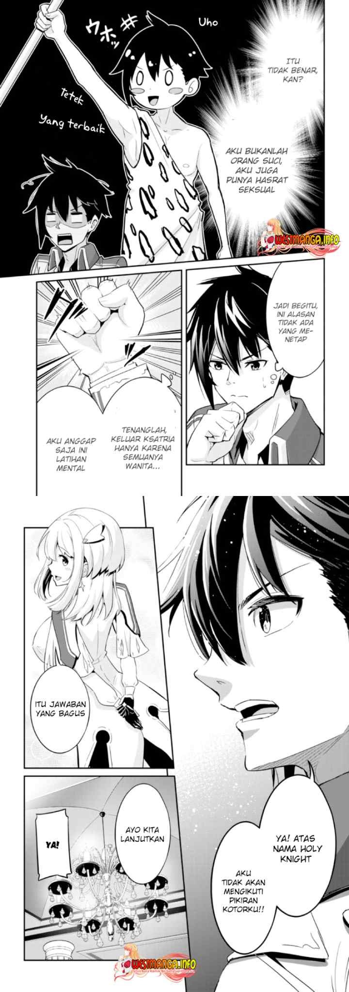 Seikishi ni Natta kedo Danchou no Oppai ga Sugosugite Kokoro ga Kiyomerarenai chapter 1.1 halaman 9