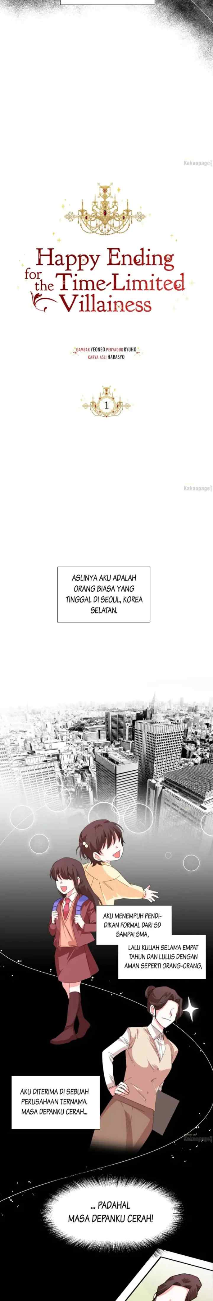 Happy Ending for the Time-Limited Villainess chapter 1 halaman 5