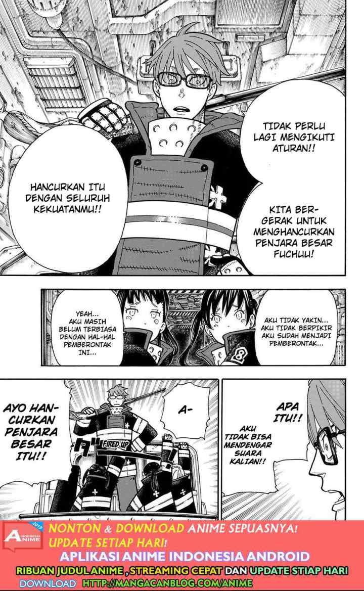 Enen no Shouboutai chapter 182 halaman 15