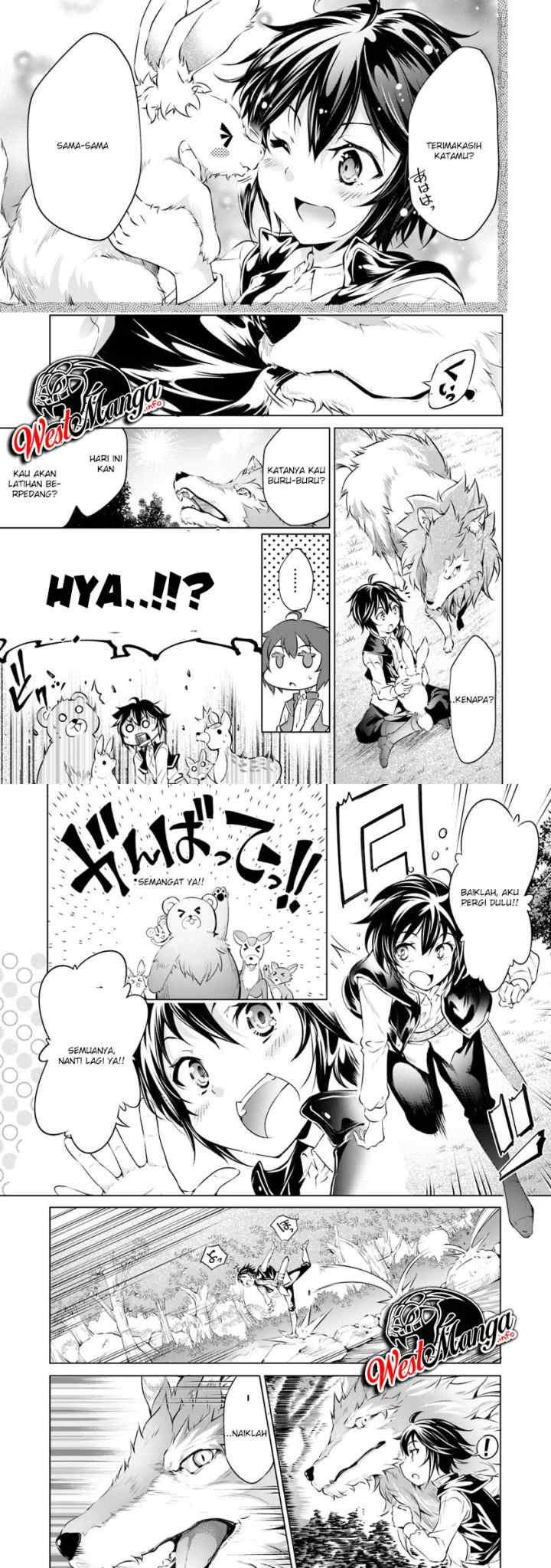 Kamigami ni Sodaterare Shimo no, Saikyou to Naru chapter 1 halaman 6