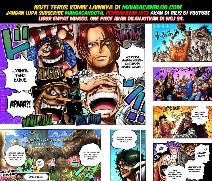 One Piece chapter 1053 halaman 14
