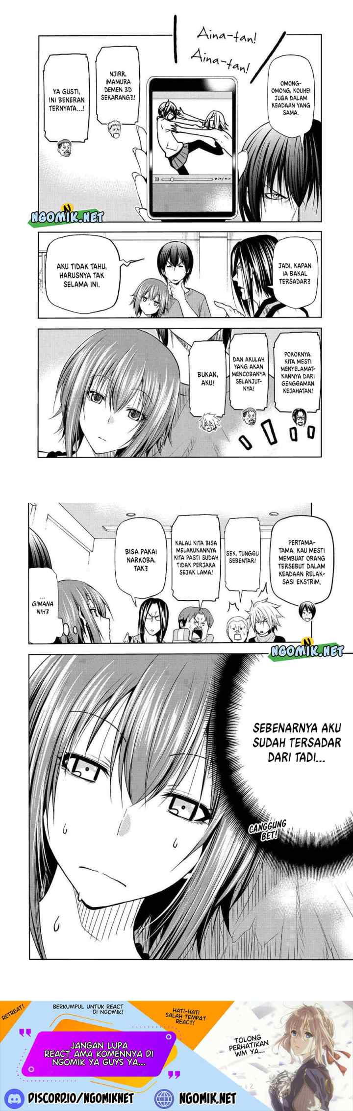 Grand Blue chapter 74.2 halaman 11