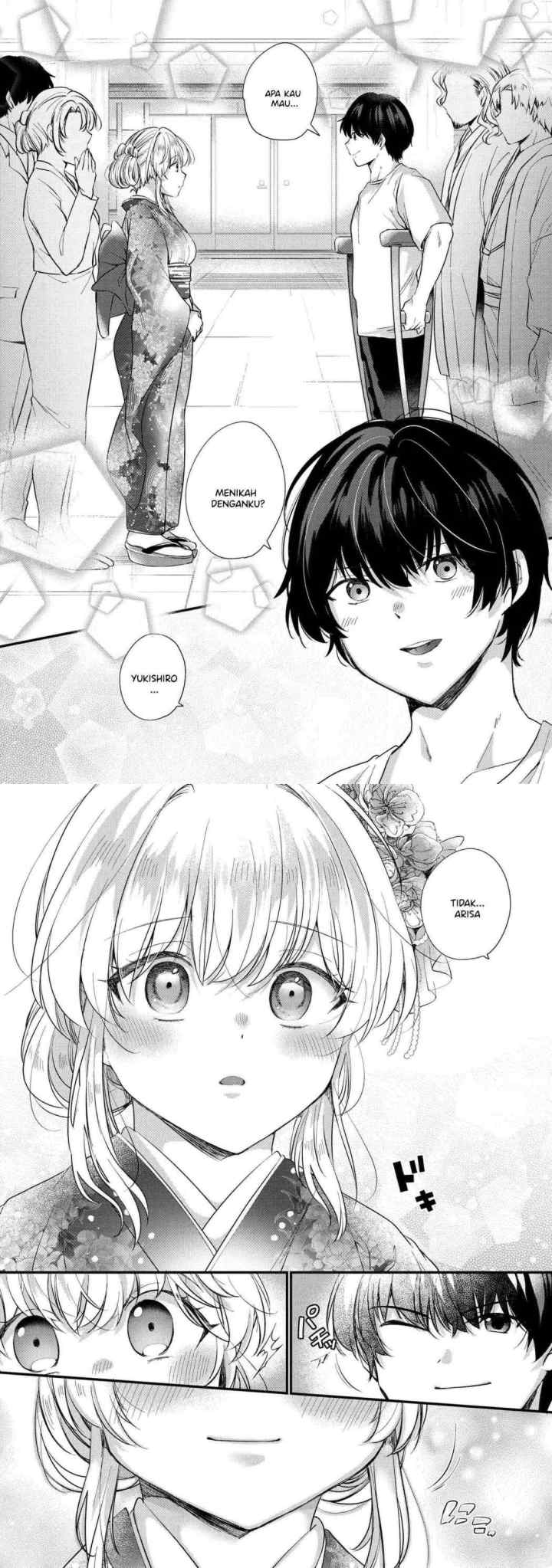 Omiai Shitakunakattanode, Muri Nandai na Jouken wo Tsuketara Doukyuusei ga Kita Ken ni Tsuite chapter 1 halaman 15