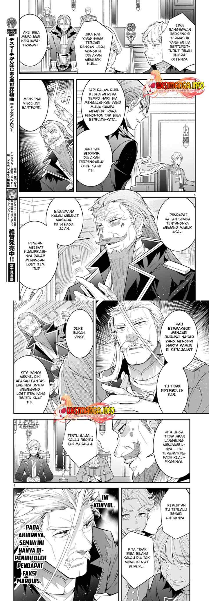 Otome Game Sekai wa Mob ni Kibishii Sekai Desu chapter 40 halaman 4