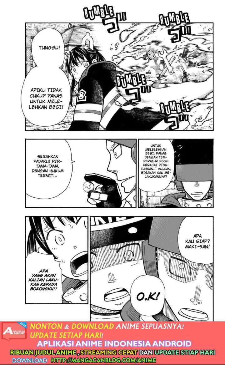 Enen no Shouboutai chapter 185 halaman 9