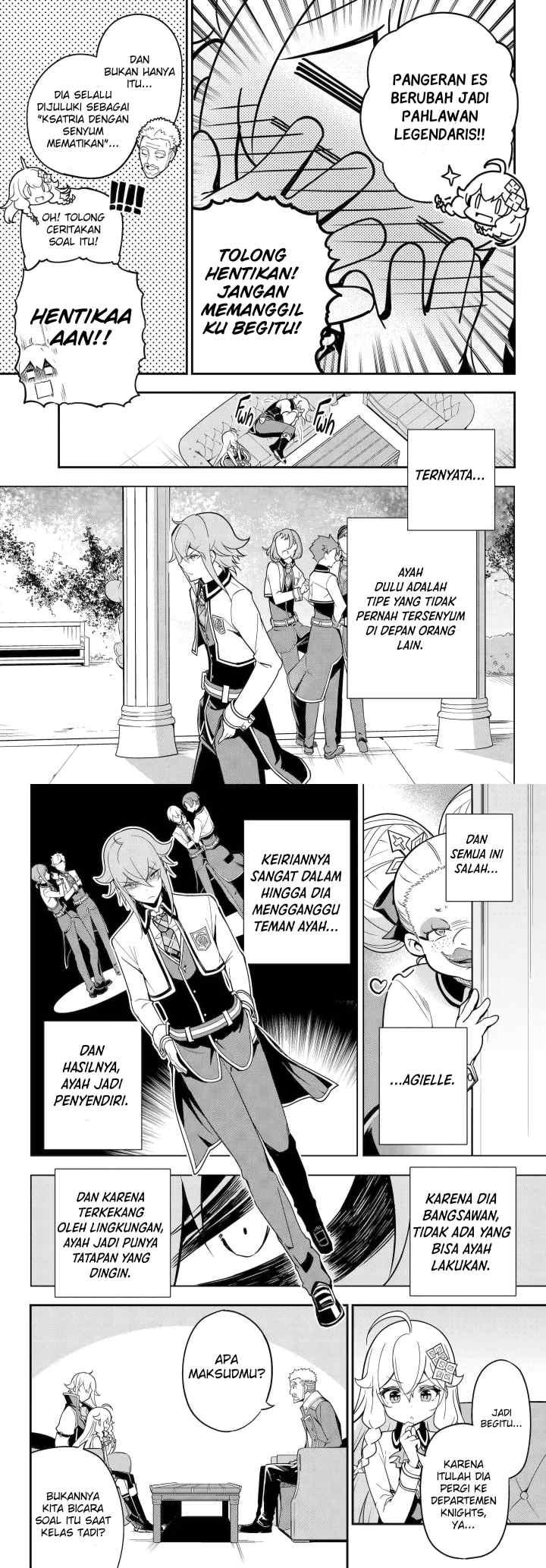 Chichi wa Eiyuu Haha wa Seirei Musume no Watashi wa Tenseisha chapter 44 halaman 10