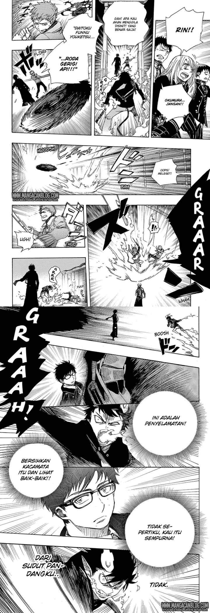 Ao No Exorcist chapter 96 halaman 16