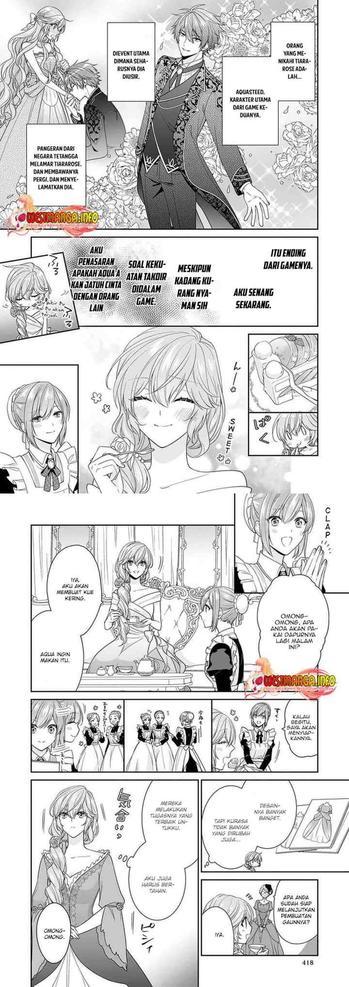 Akuyaku Reijou wa Ringoku no Outaishi ni Dekiai sareru chapter 25 halaman 5