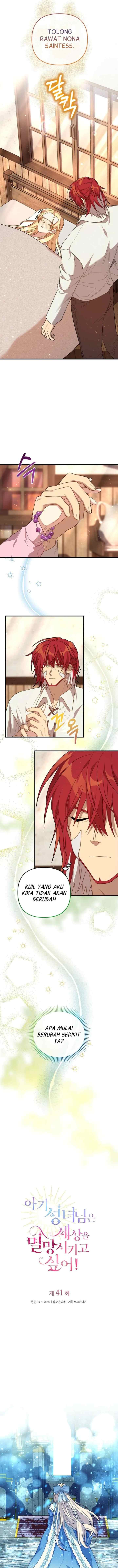 Baby Saintess Wants to Destroy the World! chapter 41 halaman 9