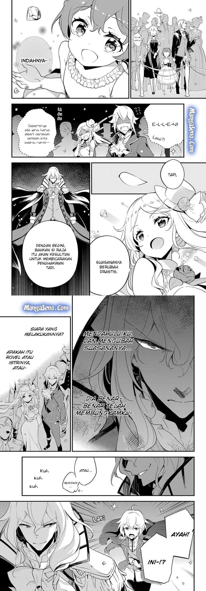 Chichi wa Eiyuu Haha wa Seirei Musume no Watashi wa Tenseisha chapter 12 halaman 12