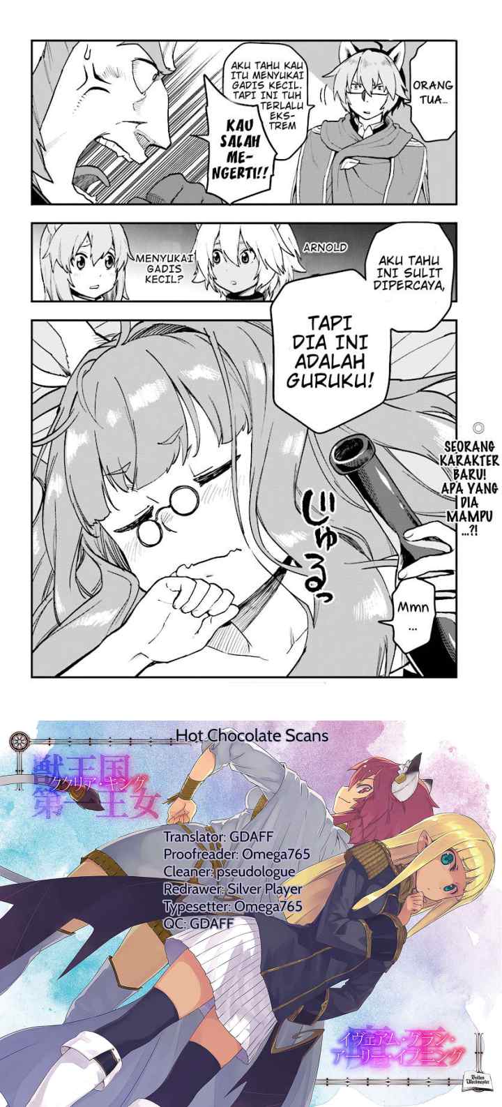 Konjiki no Moji Tsukai: Yuusha Yonin ni Makikomareta Unique Cheat chapter 29 halaman 13